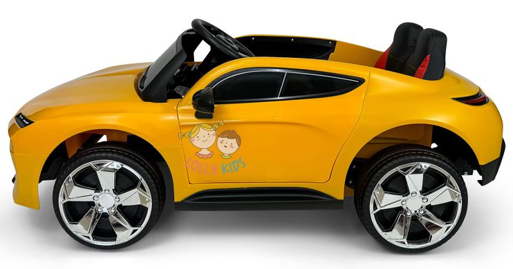 Купити Електромобіль дитячий Lolly Kids LKT-665 LS з пультом керування жовтий (9741) 2