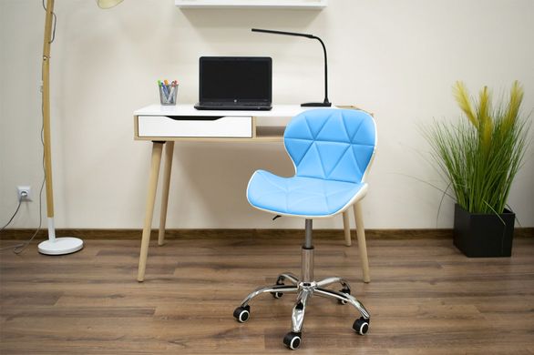 Купить Уценка! Кресло офисное Homart Blum голубой с белым (9434) 2