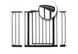 Бар'єр ворота безпеки для дітей Ricokids 7407 / 75-115 cм чорний (9276)