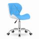 Уцінка! Крісло офісне Homart Blum блакитний з білим (9434)