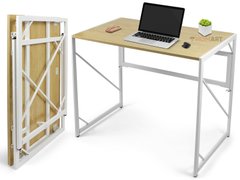 Купить Компьютерный стол складной 90х55 см Homart FD-01, цвет W-07 (9699) 1