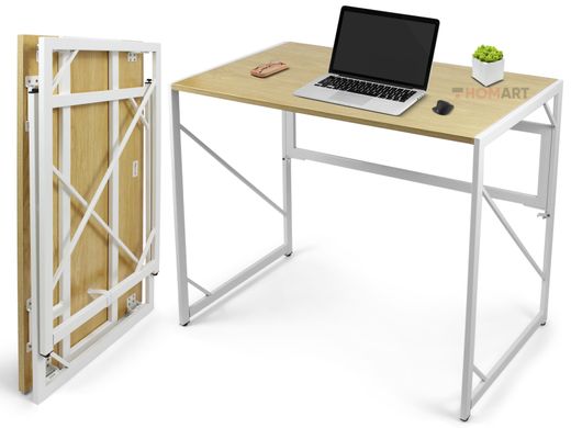 Купити Комп'ютерний стіл складний 90х55 см Homart FD-01, колір W-07 (9699) 1