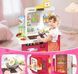 Детская пластикова кухня 82 см Lolly Kids LK264 + эффекты и 68 аксессуаров (9938)