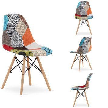 Купити Стільці кухонні комплект 4 шт Homart DC-012T patchwork текстиль (9628) 1