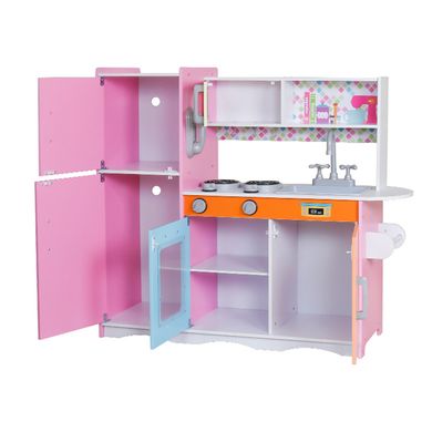 Купити Дитяча дерев'яна кухня Lolly Kids LK668 + аксесуари (9391) 3