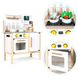 Детская деревянная кухня EcoToys CA12093 + аксесуары (9118)