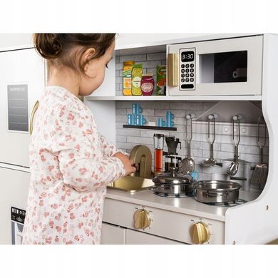 Купити Дитяча дерев'яна кухня Lolly Kids LK628W + підсвітка та аксесуари (9674) 6