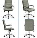 Кресло офисное Homart OC-235 серый (9751)