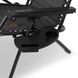 Крісло шезлонг розкладний Homart ZGC-001 120 кг + підстаканник чорний (9396)