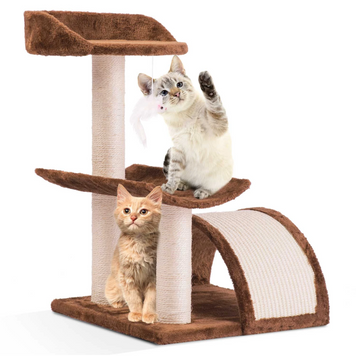 Купить Когтеточка, дряпка для кота Pethaus DR-254/58 см коричневый (9549) 1