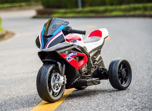 Купить Детский электромотоцикл BMW HP4 Race лицензия красный (9999) 3