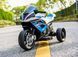 Детский электромотоцикл BMW HP4 Race лицензия синый (10000)