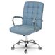 Кресло офисное Benton текстиль голубой (9186)