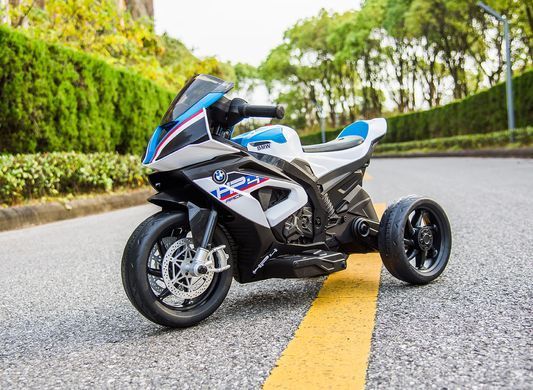 Купить Детский электромотоцикл BMW HP4 Race лицензия белый (10001) 3