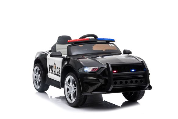 Купити Електромобіль дитячий Lolly Kids LKT-1006 police з пультом керування чорний з білим (9607) 8