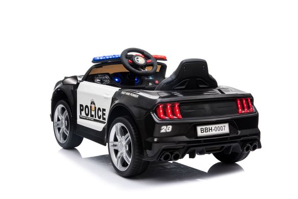 Купити Електромобіль дитячий Lolly Kids LKT-1006 police з пультом керування чорний з білим (9607) 4