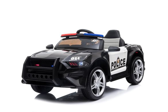 Купить Электромобиль детский Lolly Kids LKT-1006 police с пультом управления черный с белым (9607) 6