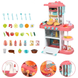 Детская пластиковая кухня Lolly Kids LK102 + эффекты и аксессуары (9679)