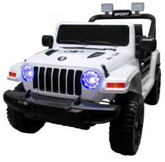Купить Электромобиль детский Jeep X10 с пультом управления белый (9367) 1