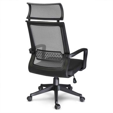 Купити Крісло офісне Nosberg чорний з сірим (9220) 4