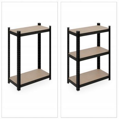 Купити Стелаж металевий Homart B263 5 полиць 180х60х30 см чорний (10045) 3