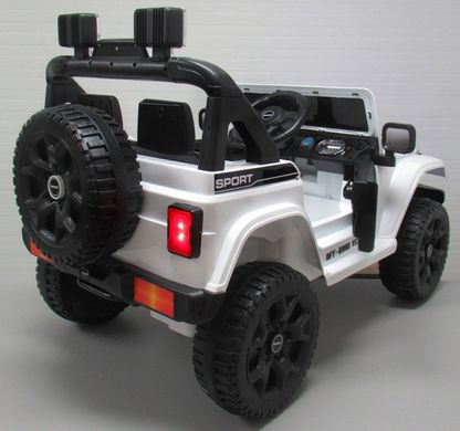 Купити Електромобіль дитячий Jeep X10 з пультом управління білий (9367) 7