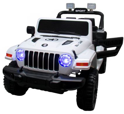 Купити Електромобіль дитячий Jeep X10 з пультом управління білий (9367) 4