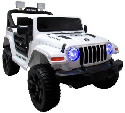 Купити Електромобіль дитячий Jeep X10 з пультом управління білий (9367) 5