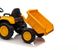 Дитячий електромобіль трактор з причепом Lolly Kids LK X100 з пультом керування і м'яким сидінням жовтий (9609)