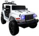 Електромобіль дитячий Jeep X10 з пультом управління білий (9367)