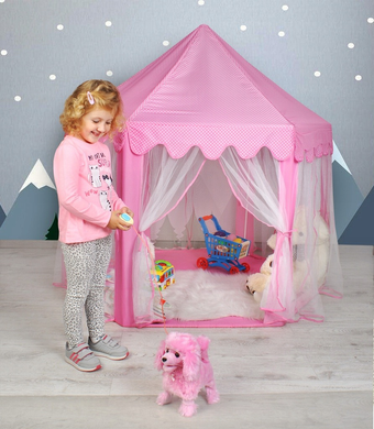 Купить Палатка детская игровая Lolly Kids LK114P розовая + мячики (9681) 3