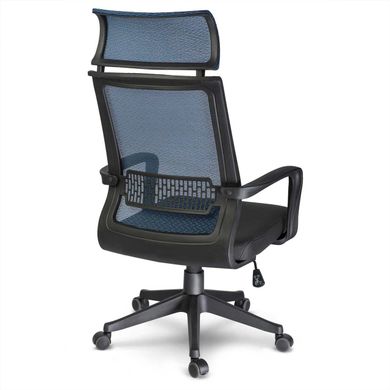 Купити Крісло офісне Nosberg чорний з синім (9221) 7