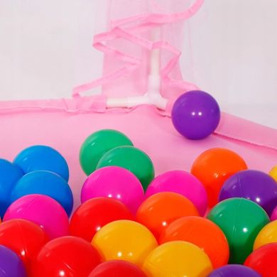 Купить Палатка детская игровая Lolly Kids LK114P розовая + мячики (9681) 5