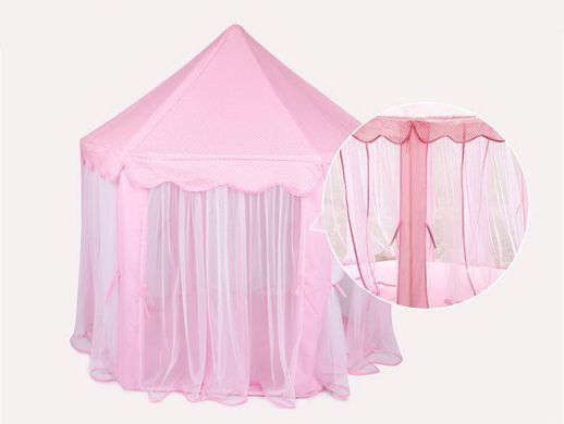 Купить Палатка детская игровая Lolly Kids LK114P розовая + мячики (9681) 12