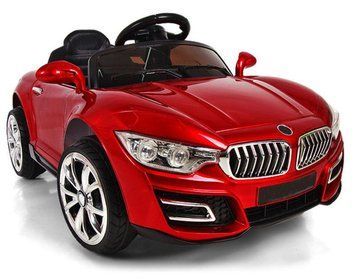 Купить Электромобиль детский лакированный B16/Z4 с пультом управления красный (9369) 1