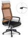 Кресло офисное Nosberg черный с оранжевым (9222)