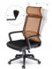 Кресло офисное Nosberg черный с оранжевым (9222)
