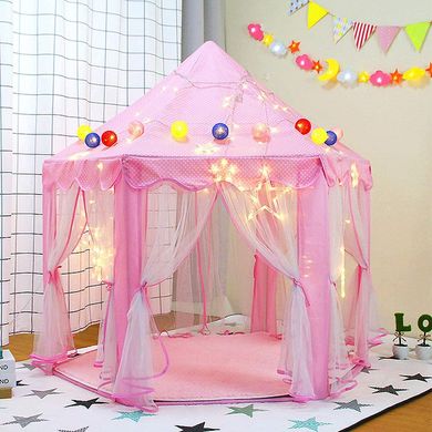 Купить Палатка детская игровая Lolly Kids LK224P розовая + подсветка (9682) 4