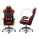 Кресло геймерское Sofotel Katarina черный с красным (9554)