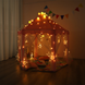 Палатка детская игровая Lolly Kids LK224P розовая + подсветка (9682)