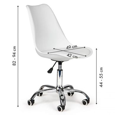 Купить Кресло офисное ModernHome PC-009 белый (9280) 5