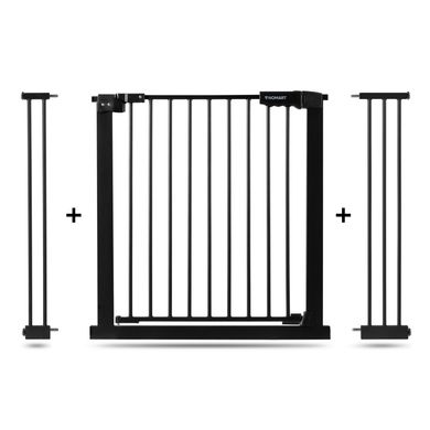 Купити Бар'єр ворота безпеки для дітей Homart S+ 77-108 см чорний (9422) 1