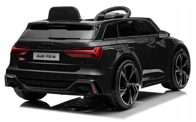Купить Электромобиль детский AUDI RS 6 лицензия черный (9963) 5