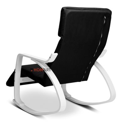 Купить Кресло-качалка Homart HMRC-021 черный с белым (9301) 8