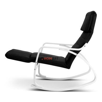 Купить Кресло-качалка Homart HMRC-021 черный с белым (9301) 6