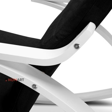 Купить Кресло-качалка Homart HMRC-021 черный с белым (9301) 9