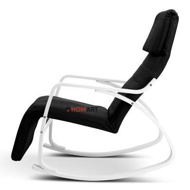 Купить Кресло-качалка Homart HMRC-021 черный с белым (9301) 5
