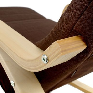 Купити Крісло-гойдалка Homart HMRC-022 коричневий з деревом (9302) 7