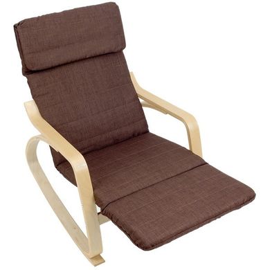 Купить Кресло-качалка Homart HMRC-022 коричневый с деревом (9302) 6