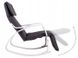 Крісло-гойдалка Homart HMRC-024 сірий з білим (9304)